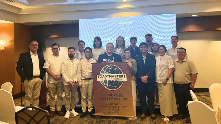 Tahche Leaders Step into New Roles at PICPA-Cebu Toastmasters Club