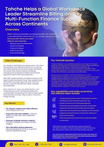Case Study - Global Workspace Provider - Finance and Accounting